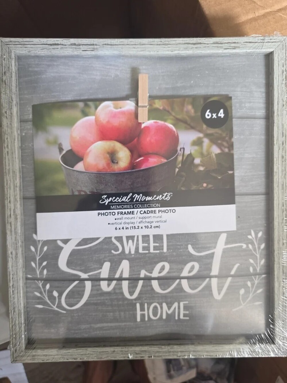 3 Special Moments Rustic Photo Frame Wall Mount Vertical Display Memories 8x10